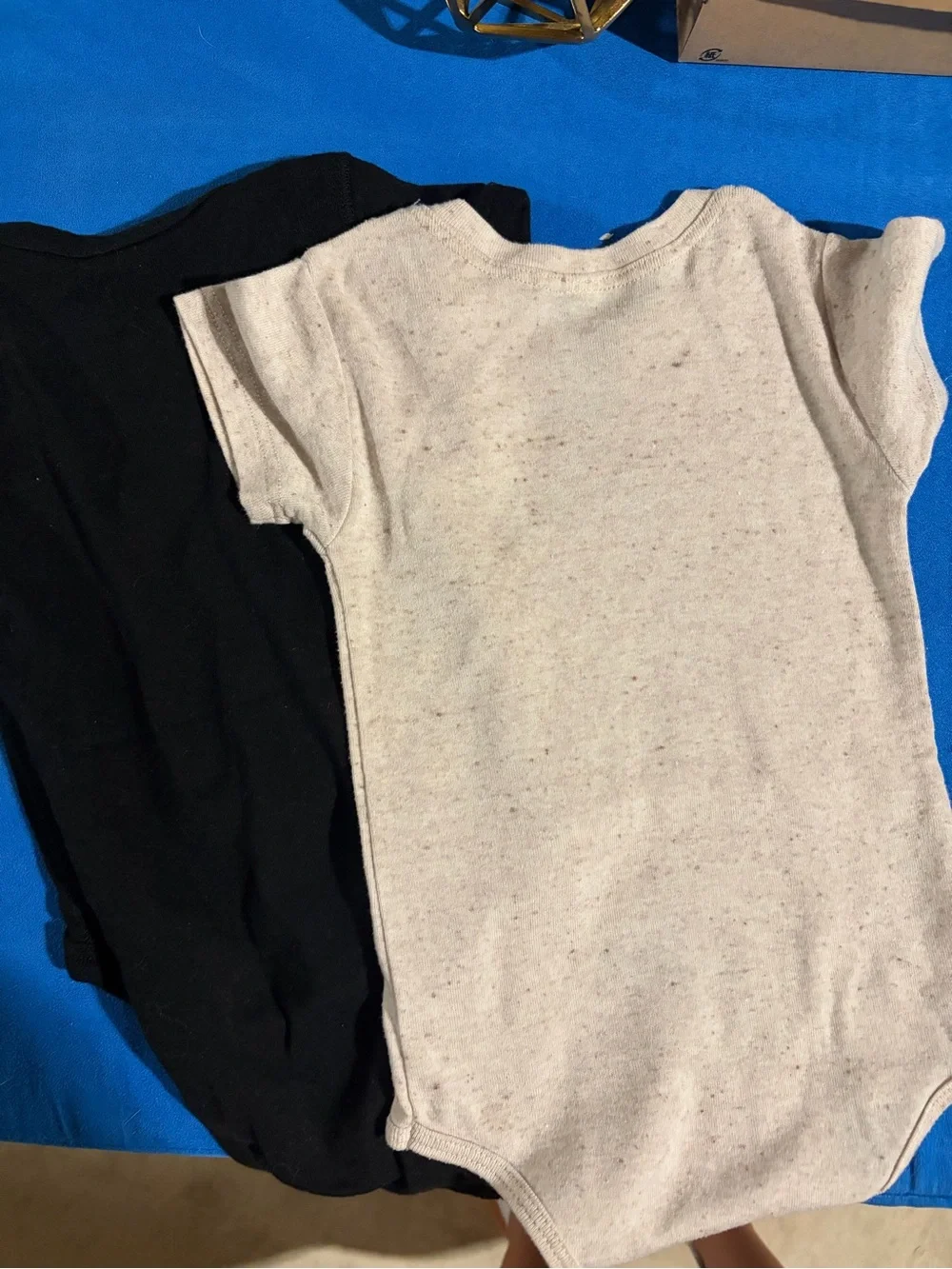 Graphic Baby Tee - Black & Cream Colors